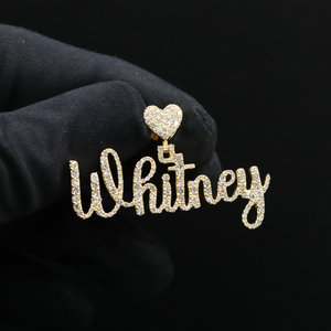 Colgante Premium para Hombre, Chapado en Oro, Estilo Hip Hop, con Diamantes CZ, Diseño Iced Authority - Product Image 3