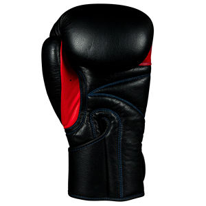Gants de boxe pour le kick-boxing et le Muay Thai, gants d'entraînement professionnels avec fermeture à boucle et crochet, % cuir véritable - Product Image 6