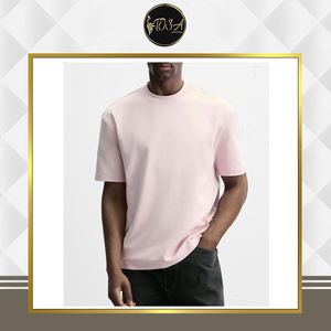 Proveedor Mayorista de Camisetas de Hombre de Lujo, Cuello Redondo, Manga Corta, Calidad Estándar, Corte Holgado, con Talla y Diseño Personalizados - Product Image 3