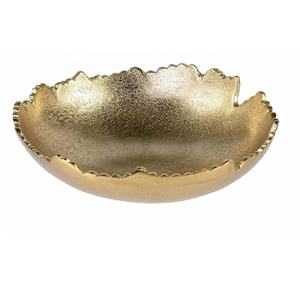 New Arrival Leaves Design Serving <b>Bowl</b> Aluminum Salad <b>Snack</b> Fruit & Nuts Serving <b>Bowl</b> Dining Table Decor Serving <b>Bowl</b> - Product Image 4