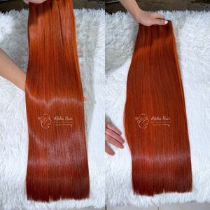 Offre Spéciale cheveux bruts vietnamiens superbe miroir os droit Extensions de cheveux lisse perruque frontale cuticule cheveux alignés prêt à expédier - Product Image 1