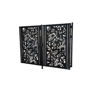 Panel de Cerca Decorativo de Acero con Corte Láser para Exteriores, Pantalla de Privacidad, Panel Metálico Decorativo con Corte Láser CNC para Hotel y Villa 2026 - Product Image 1