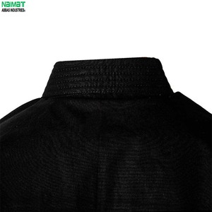 Uniforme de Taekwondo de Tejido Perla de Alta Resistencia, Unisex, para Entrenamiento, Chaqueta Cruzada Negra, Nuevo - Product Image 6