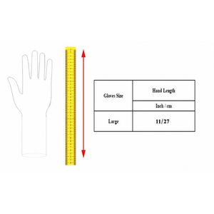 ถุงมือทำงานหนังวัวคุณภาพสูง พร้อมปีกนิ้วโป้งแบบแยกส่วน หนังแท้ ปลายแขนยาว ขอบผ้าสีต่างๆ ถุงมือป้องกันความปลอดภัย - Product Image 2