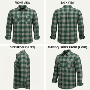 Men’s Kevlar Lined Motorcycle <b>Flannel</b> Riding Shirt Waterproof Protective Padded Touring Motorbike <b>Jacket</b> OEM ODM Manufacturer - Product Image 3