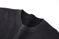 T-shirt vintage personnalisé pour homme, coupe classique, 2026, 100 % coton, 240 g, poids lourd, couleur unie, impression de logo personnalisé, col roulé, sans manches