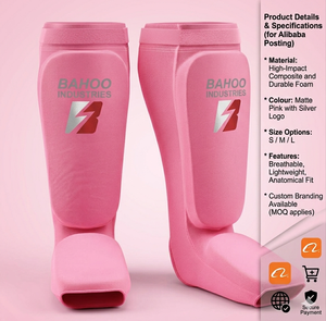 Muay Thai <b>Shin</b> Guards High-Impact Composite Durable Foam Kickboxing <b>MMA</b> Instep Protection <b>Pads</b> Sparring Training for Kids Adults - Product Image 3