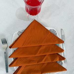 Serviette de table en coton et lin lavé, brodée sur mesure, de qualité supérieure, pour cuisine, dîner, Noël, fête, restaurant, mariage, style indien - Product Image 6