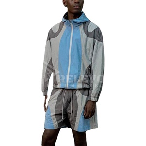 Conjunto Cortavientos de Moda 2026 al por Mayor, Estilo Techwear, Chándal Funcional Multibolsillos, Traje Cortavientos Resistente al Agua para Hombre - Product Image 1