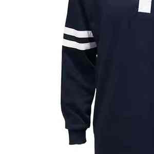 Camiseta de rugby gruesa y resistente 100% algodón, logotipo personalizado, camisetas de rugby clásicas de manga larga, ropa de equipo de alta calidad, camiseta de rugby profesional - Product Image 3