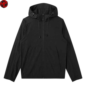 Men's UPF 50+ Hooded Windbreaker <b>Jacket</b> <b>Lightweight</b> Quick Dry Breathable Outdoor Hiking Fishing <b>Running</b> <b>Jacket</b> - Product Image 3