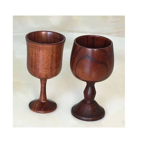 Copa de vino de madera de lujo, elegante y de diseño, nueva copa de vino tinto de madera en oferta. - Product Image 3