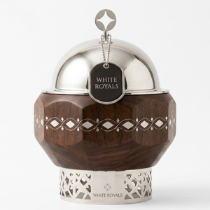 Modern Insulated Stainless Steel Casserole Hotpot Dome <b>Lid</b> Enamel Coated Inlay Patterns Wholesale Ramadan Eid Catering Serveware - Product Image 1