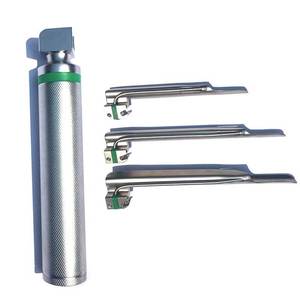 Ensemble de laryngoscopes avec lames et poignée pour la gestion des voies respiratoires chez l'adulte et l'enfant, intubation endotrachéale, usage ORL - Product Image 2