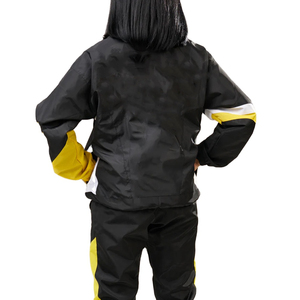 Ensemble survêtement décontracté coupe-vent court pour homme, grande taille, hiver 2026, avec sweat à capuche et pantalon, motif uni, 100 % nylon, vente en gros sur mesure - Product Image 4