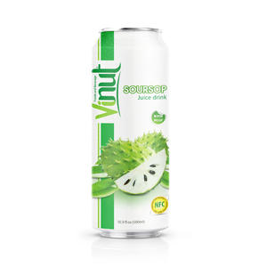 100% Soursop Juice Drink with Pulp 16.9 Fl oz Premium <b>Fruit</b> & Vegetable Juice - Product Image 1