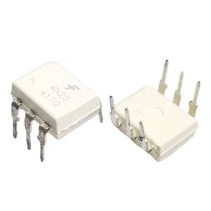 สีขาวใหม่ของแท้ 4N25 Dip 6 Optical Coupler Transistor Output Generation El4n25 - Product Image 1