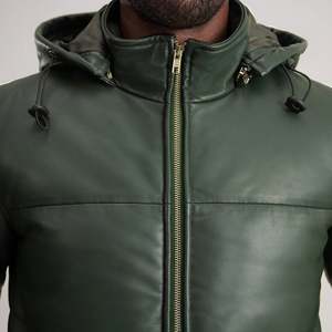 Chaqueta Acolchada de Piel de Cordero para Hombre, Abrigo de Invierno Cálido y Suave, Ropa Exterior Informal Ligera y Aislada, Personalizada - Product Image 5