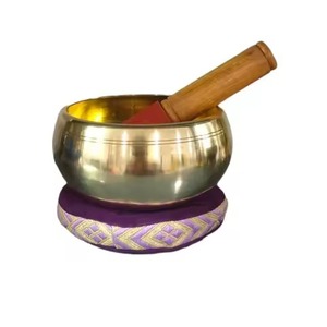 Bol chantant en métal de style tibétain élégant pour la méditation, la thérapie, le yoga, la guérison et la pleine conscience - Product Image 5