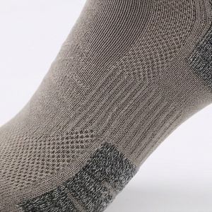 Ankle <b>Socks</b> Breathable Polyester Spandex Running Sport Thin Fit Solid Gray Adult Summer Knitted <b>Socks</b> - Product Image 5