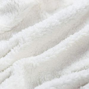 Coperta in Flanella Super Morbida con Motivi di Lupo e Falco, con Retro in Sherpa (127 x 152 cm) - per l'Inverno - Product Image 4