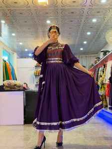 Vestido Afgano 2026, Estilo Elegante con Mangas Elásticas, Bordado Intenso, Cuello Alto, Informal y Formal para Mujer - Product Image 2