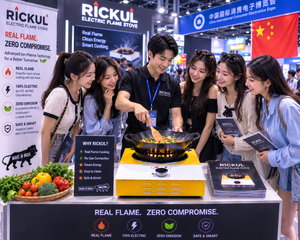 Cocina Eléctrica de Plasma RICKUL con Superficie de Vidrio, 1 Quemador, Eficiente Energéticamente, Apta para Uso Solar, Uso en Hoteles, Independiente - Product Image 2