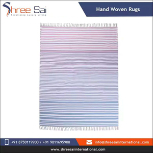 Alfombra redonda bordada con mechones de lana de diseño atractivo de fabricante indio moderno a buen precio - Product Image 3