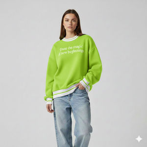 Oversized Mock Neck Cozy <b>Layer</b> Pullover Premium Cotton Casual Winter Sweatshirt Urban Inspired Mock Neck Fashion <b>Top</b> 2026 - Product Image 1