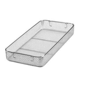 Panier de stérilisation manuel en treillis métallique en acier inoxydable de qualité supérieure pour instruments chirurgicaux d'autoclave médical, plateau CE - Product Image 5