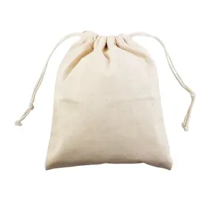 Sac à dos en coton à imprimé naturel, sacoche personnalisée de haute qualité avec cordon, cadeau promotion 100% - Product Image 1