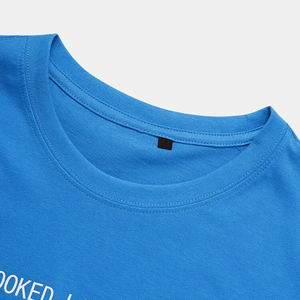 T-shirts décontractés pour hommes et garçons, 100 % coton, respirants, écologiques, à manches courtes, style fitness, modèle uni, prix de gros, OEM, collection 2026 - Product Image 3