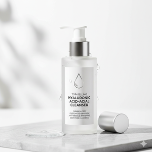 โฟมล้างหน้าขายดีที่สุด อุดมด้วยกรดไฮยาลูโรนิก ปราศจากพาราเบน รับผลิตแบบ OEM/ODM ช่วยลดเลือนริ้วรอย ผิวขาวกระจ่างใส กระชับรูขุมขน - Product Image 2