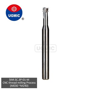 StM.SC.3P-01-Thread mill-M3 M3.5 M4 M5 M6 M8 M10 M12 M14 M16 M18 M20 M24-M Filetage à cannelures droites - Carbure monobloc - Product Image 1