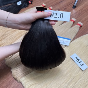 [สินค้าคุณภาพเยี่ยม] ผมตรงแบบเป็นมัด ความยาว 20 ซม. 80 ซม. สีบลอนด์ หนาแน่น ปลายผมเต็ม คุณภาพสูงมาก พร้อมส่ง - Product Image 3