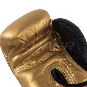Gants de boxe en cuir de haute qualité avec fermeture auto-agrippante antidérapante pour l'entraînement et les séances de sport - Product Image 5