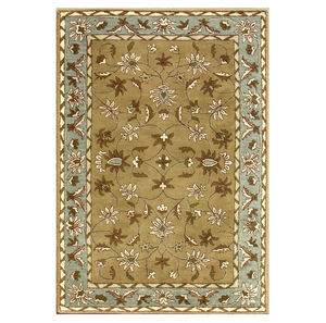 Tapis moderne tufté en laine ivoire à boucles longues, antidérapant et doux pour animaux, idéal pour salon et entrée. - Product Image 1