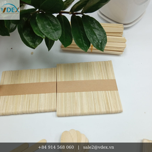 Bâton de Popsicle en bois écologique de qualité alimentaire personnalisé du Vietnam pour la crème glacée 50pcs par paquet - Product Image 4