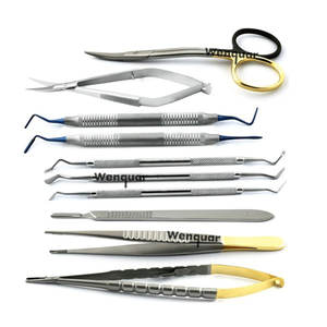 Juego de Instrumentos para Microcirugía, Instrumentos de Acero Inoxidable de la Mejor Calidad, CE - Product Image 1
