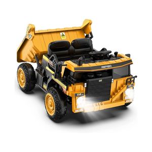 Camion benne électrique ANPABO 12V avec télécommande, benne basculante électrique et pelle supplémentaire avec lecteur de musique - Product Image 1