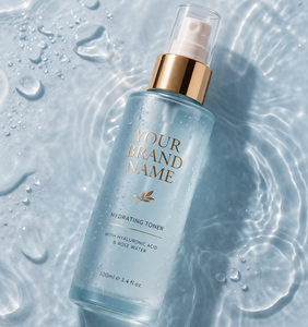 Tónico Facial Hidratante de Marca Privada con Agua de Rosas y Vitamina E, Tónico Calmante e Hidratante para la Piel, Cuidado de la Piel Orgánico, Venta al por Mayor OEM - Product Image 1