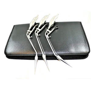 Ensemble d'instruments pour hémorroïdes avec étui en cuir pour chirurgie rectale, kit d'instruments manuels en acier inoxydable certifié CE, garantie de 2 ans - Product Image 2