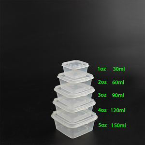 Vasos de plástico Qianhe con logotipo personalizado de 1-5 oz para salsa de fiesta, redondos y cuadrados con tapas en varios colores - Product Image 6