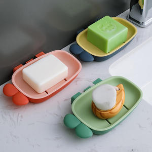 Assiette carrée en plastique créative en deux parties pour fruits et desserts, design mignon, style moderne, utilisation hôtelière - Product Image 4