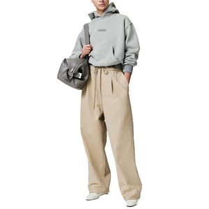 Custom Trendy Style Hoodie Women Heavyweight Fleece Oversized Pullover Streetwear OEM Private Label Hoodie Supplier Women Top - Product Image 5