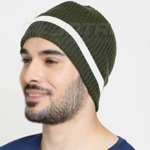 High Quality Everyday Wear <b>Wool</b>/Cotton <b>Beanies</b> <b>Hat</b> Soft Stretch Fabric Comfortable Fit for Daily Use Jacquard Outdoor Casual - Product Image 2