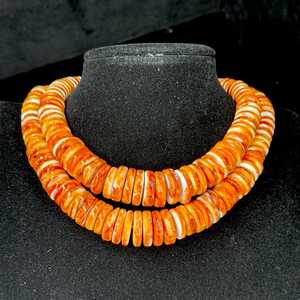 Cuentas de Ostra Espinosa Natural Graduada al por Mayor, Cuentas Lisas en Forma de Disco de 8-18mm, Turquesa, Cuentas Sueltas de Piedras Preciosas para Fabricación de Joyas - Product Image 3