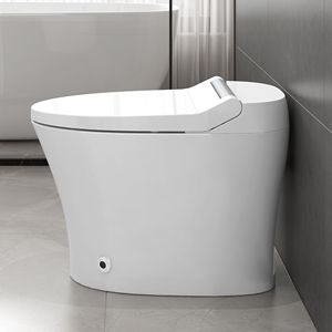 WC Intelligente con Sedile Riscaldato a Temperatura Regolabile, Design Moderno Allungato, Funzioni di Scarico Automatico e Doppio Scarico - Product Image 3