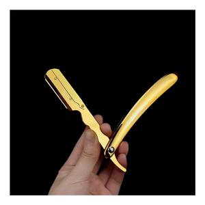 New Style Barber Straight <b>Razor</b> Folding Shaving Knife Durable Stainless Steel Grooming Tool <b>for</b> <b>Men</b> Salon - Product Image 6