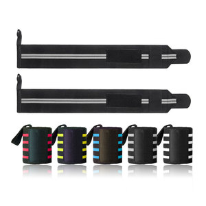 Bandes de poignet réglables en coton pour la musculation, le powerlifting et la musculation, protection sportive personnalisée pour la gym - Product Image 6